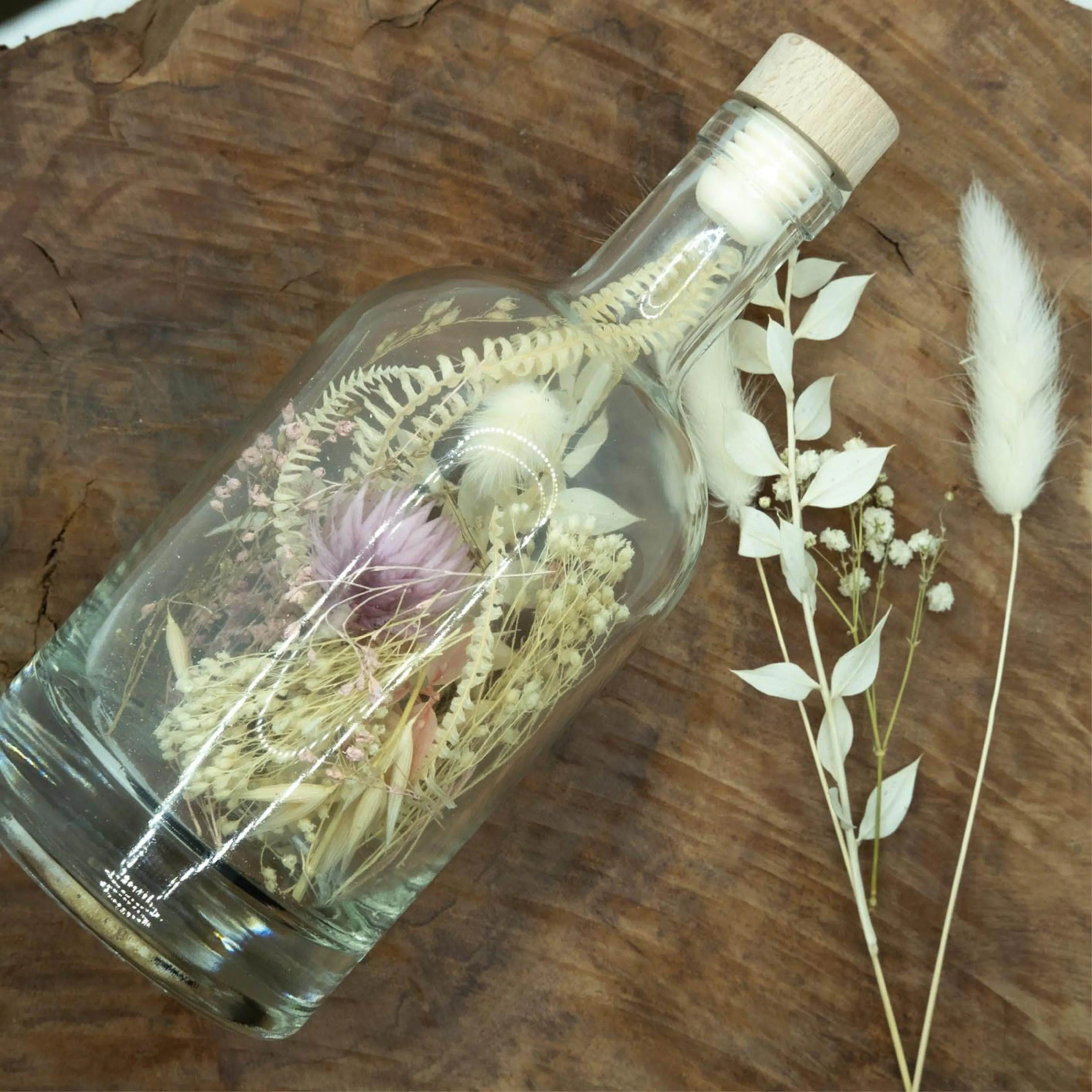Blumenflasche | Trockenblumen Brautschmuck Vumari