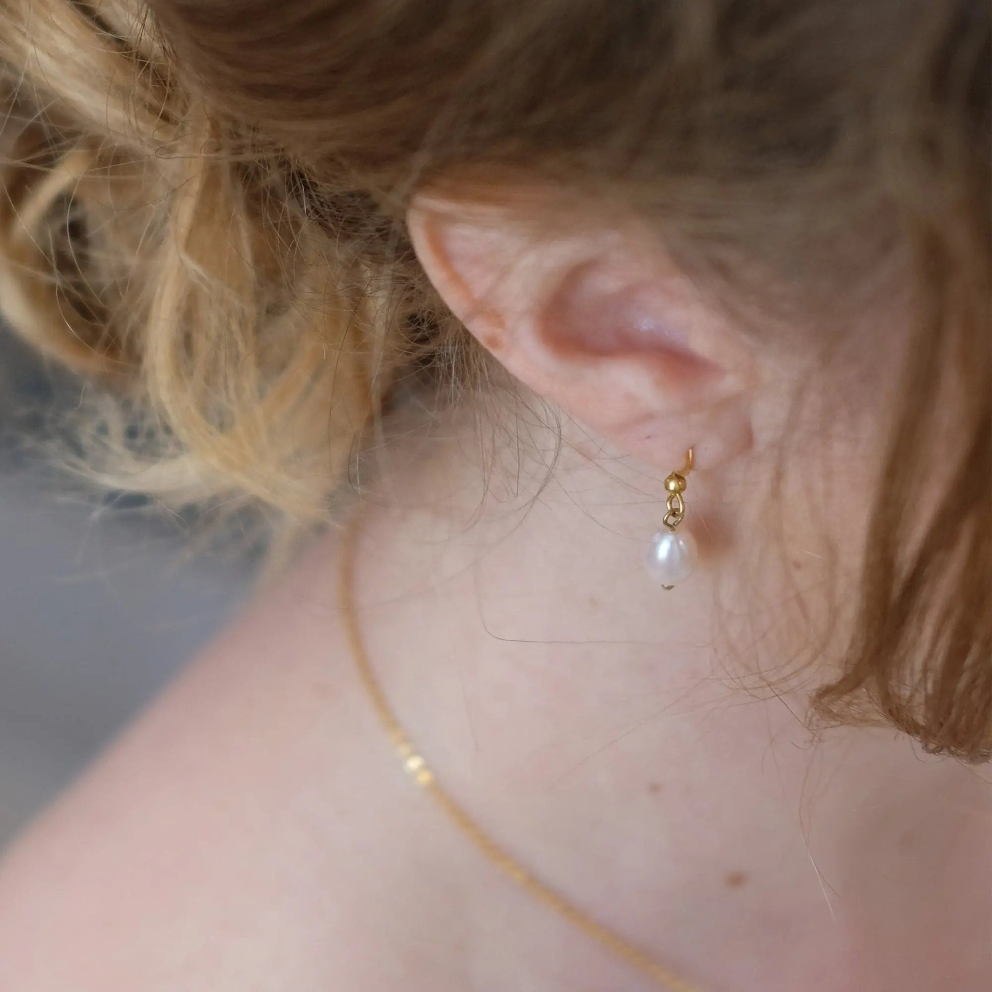 Ohrringe | Süsswasserperlen | vergoldet Brautschmuck Vumari